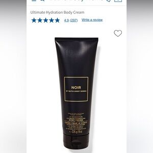 🌻 Bath and Body Works Noir body cream